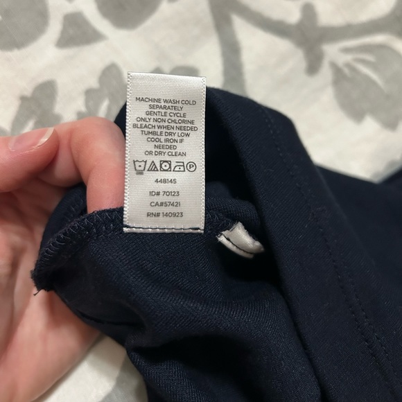 LOFT navy blue long sleeve dress, size 2 - Picture 8 of 12